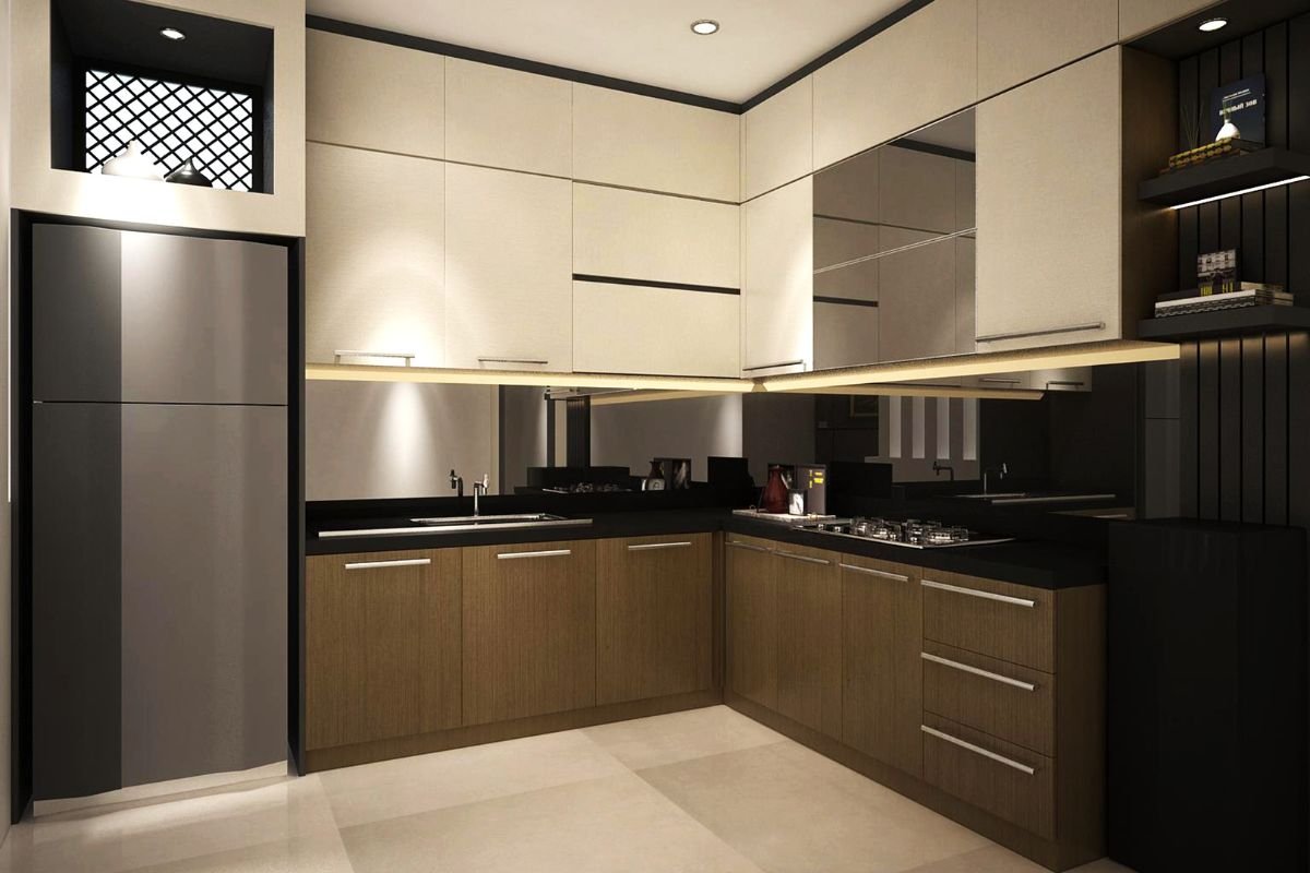 L-Shaped Modular Kitchen