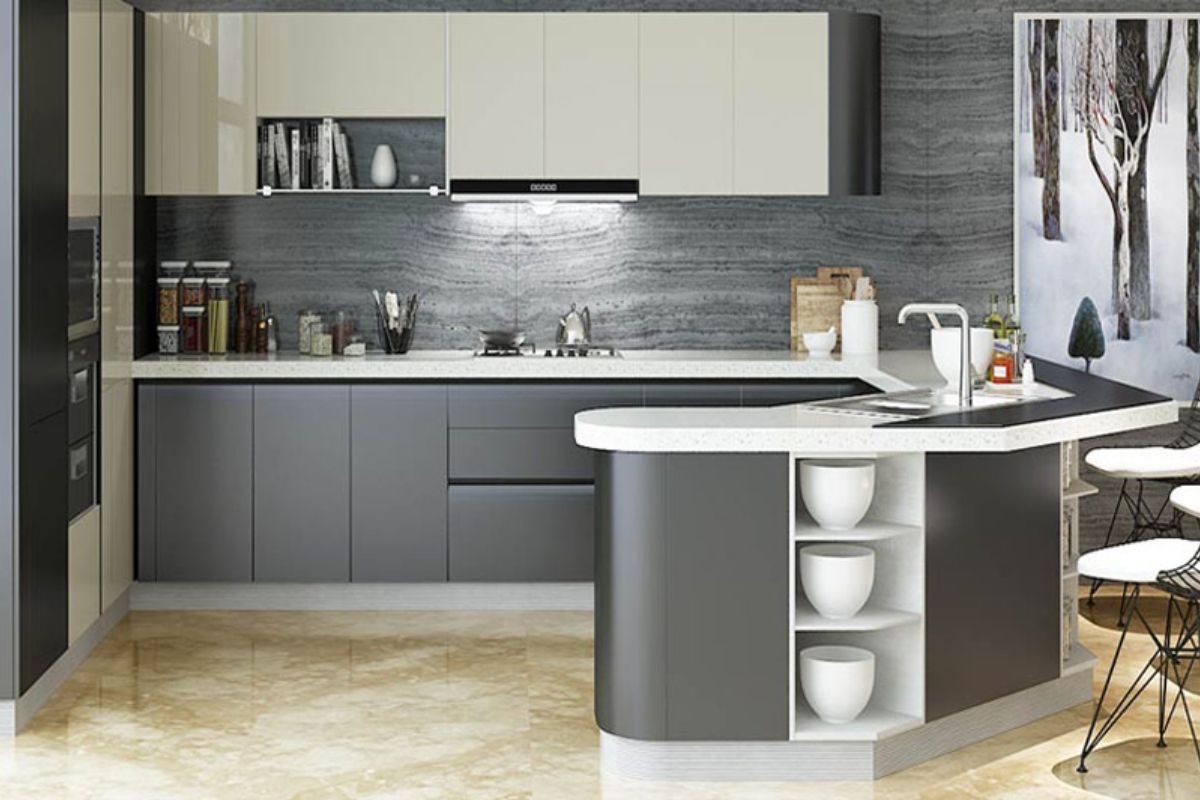 G-Shaped Modular Kitchen