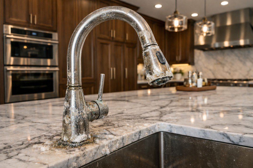 The Silent Killer of Luxury Kitchens: How Gurgaon's Hard Water Destroys Premium Hardware